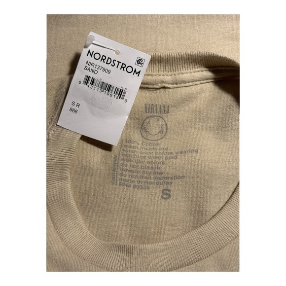 Nirvana In Utero Graphic T-Shirt Sand Beige Crew Neck Short Sleeve Small - Picture 4 of 5